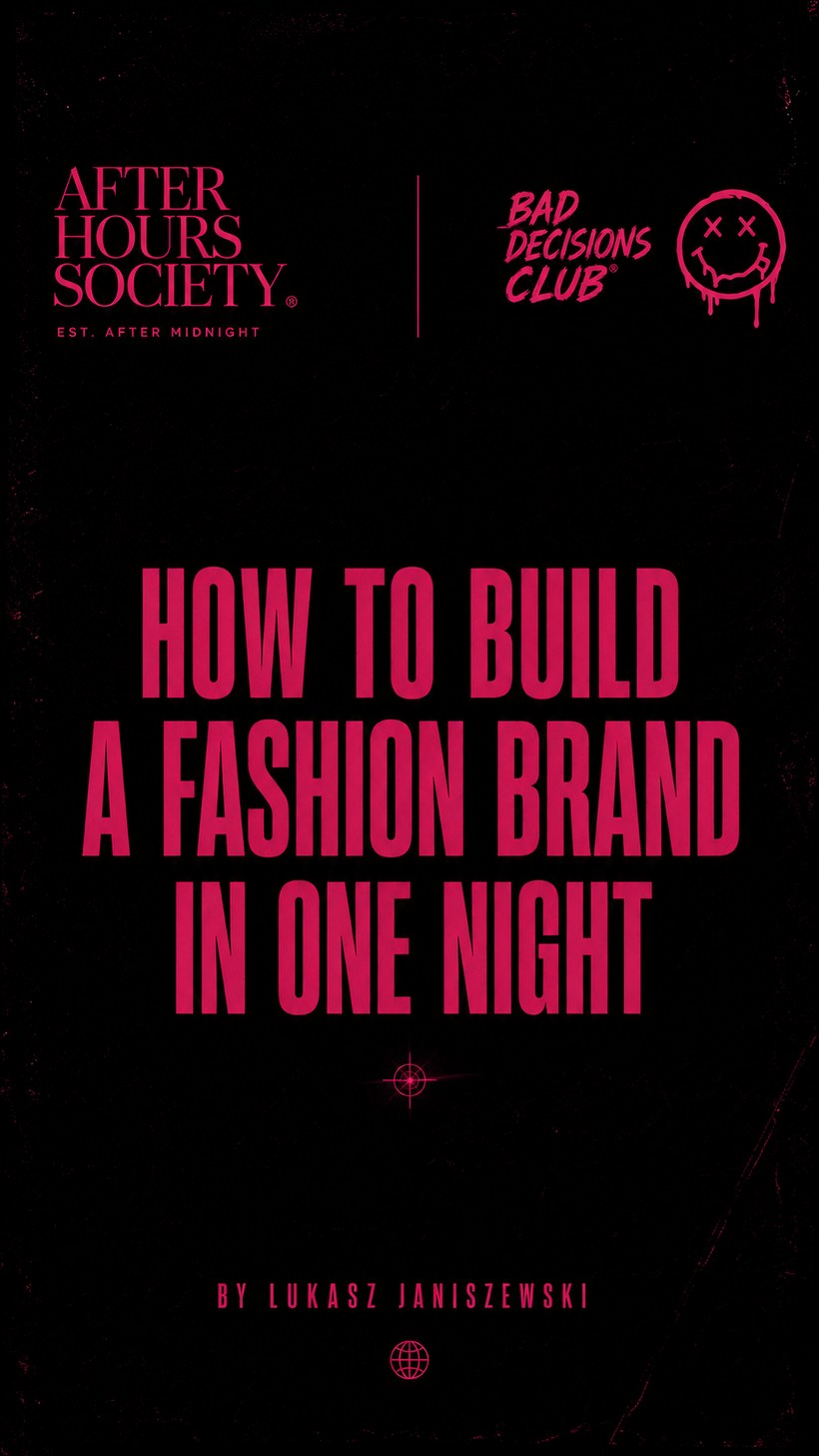 AFTER HOURS SOCIETY x BAD DECISIONS CLUB poster