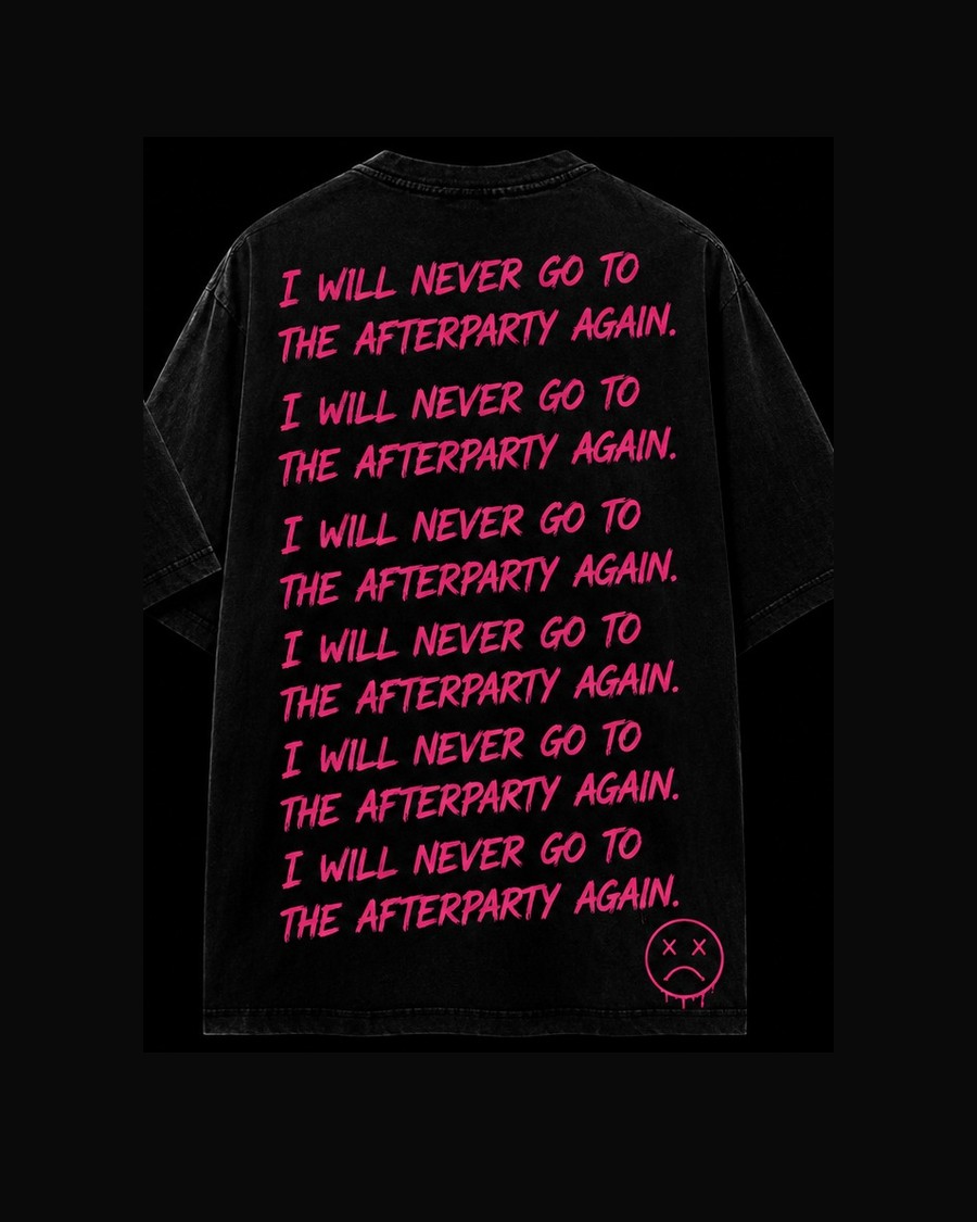 NEVER AGAIN TEE — back
