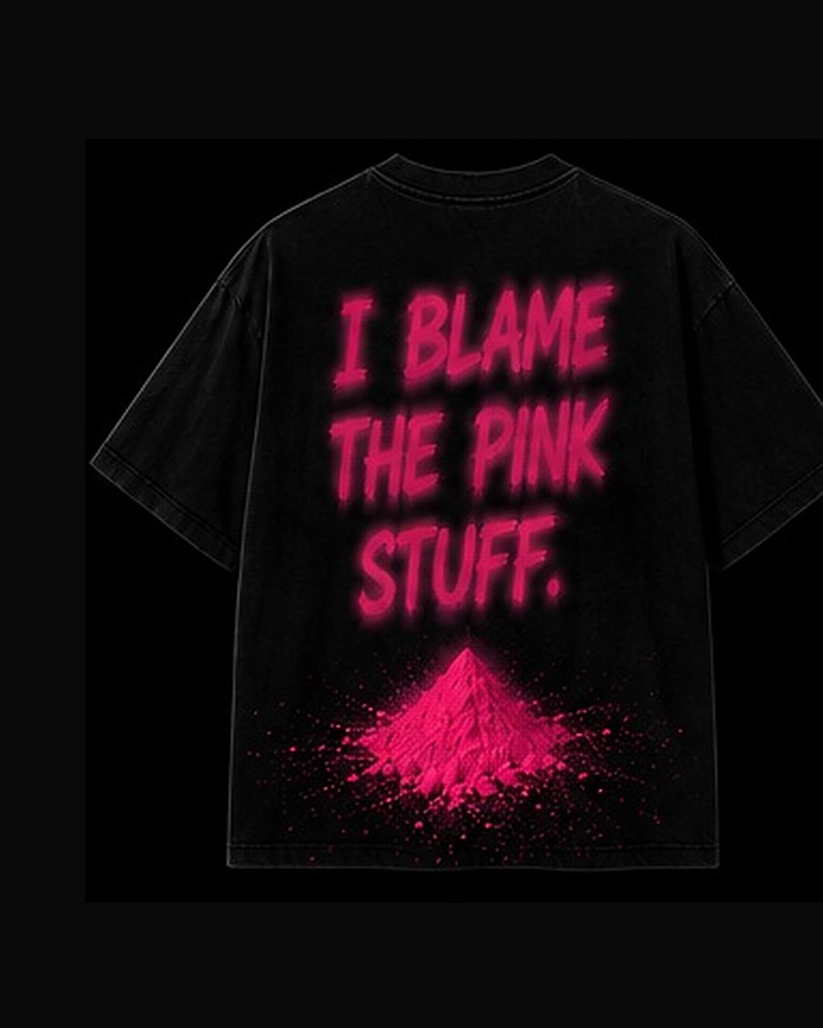 PINK STUFF TEE — back