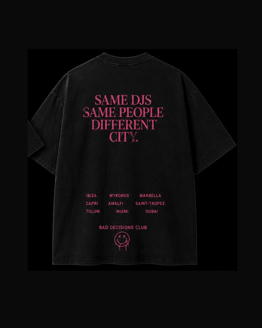 SAME DJS TEE — back