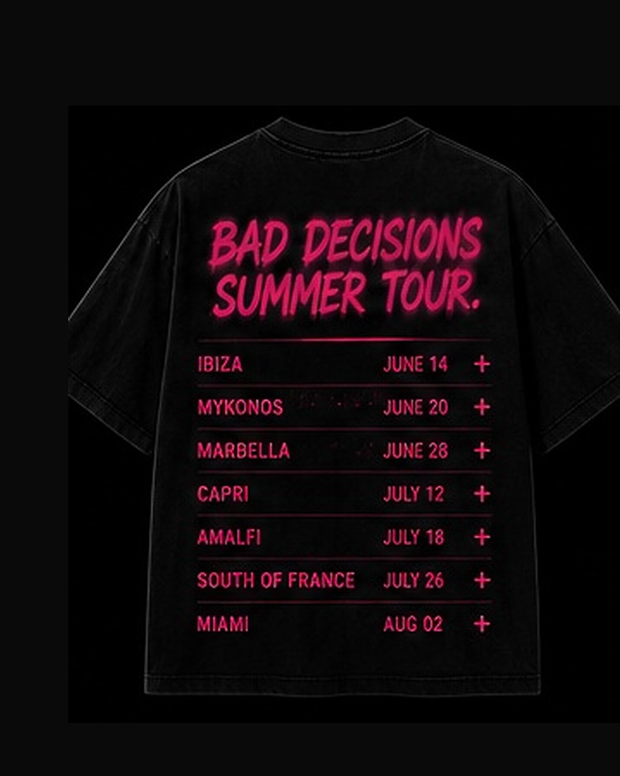 SUMMER TOUR TEE — back